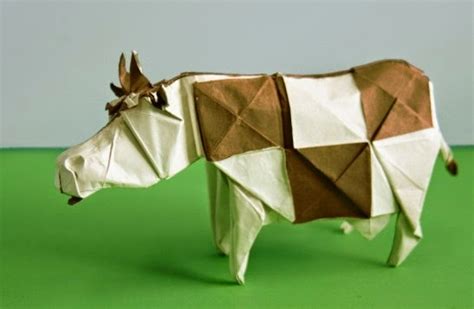 origami cow ~ instructions origami kids