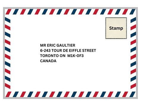 How to Send a Letter to Canada - e-Snail