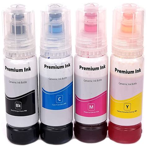 KOSH Ink Refill for Epson 001 003 Compatible for Use in Epson Printer L3110, L3150, L3152, L3156 ...