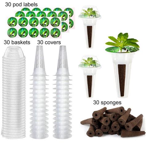 120 Pcs Seed Pod Kit,Hydroponics Garden Accessories for Hydroponic Growing System, Grow Anything ...