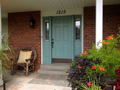 The Long Awaited Front Door | Painted front doors, Brick house front door colors, Red brick ...