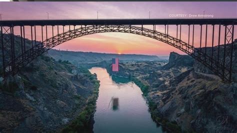 Magic Valley women hang flag over Snake River Canyon for 9/11 | ktvb.com