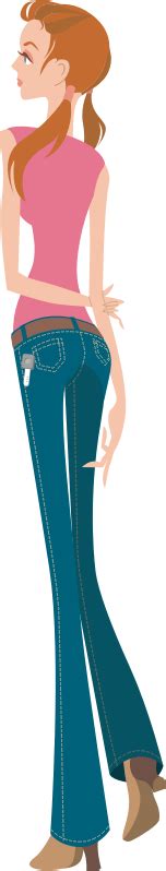 Tall Girl - Openclipart