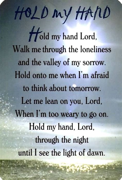 God Hold My Hand Quotes Meme Image 03 | QuotesBae