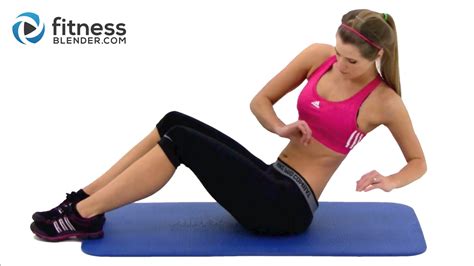 10 Min Abs Workout - At Home Abdominal and Oblique Exercises | Fitness ...