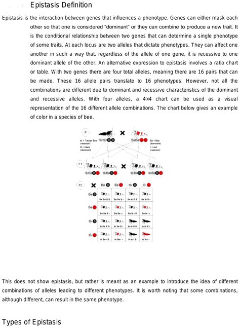 what is epistasis