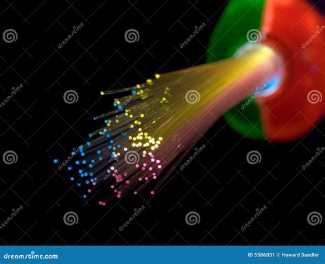 Fiber Optic Bundle stock image. Image of multi, lights - 5586031