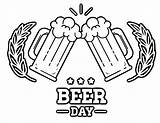 Printable National Beer Day coloring Page  Download Print Or Color sketch template