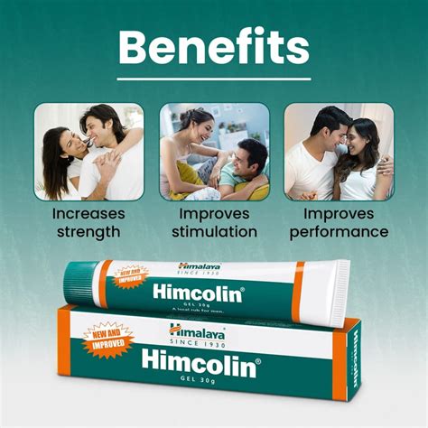 Himalaya Himcolin Gel For Men Improves Erectile Dysfunction 30 g