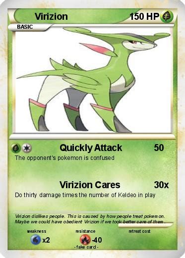 Virizion Pokemon Card Images | Pokemon Images