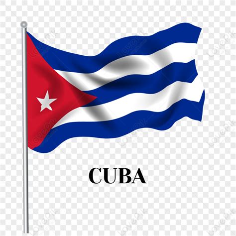 Cartoon Hand Painted Cuban Flag,history,independence,celebration PNG ...