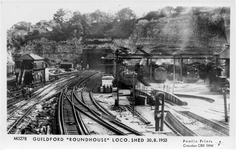 Guildford and District ~ A Pictorial Archive: Guildford Railway Station - 30th August 1953