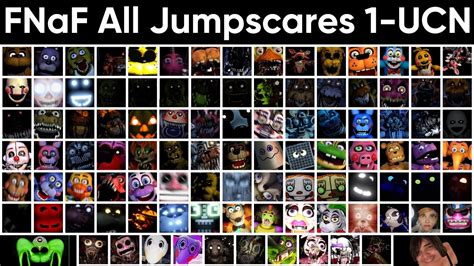 FNaF all Jumpscares 1 - UCN - YouTube