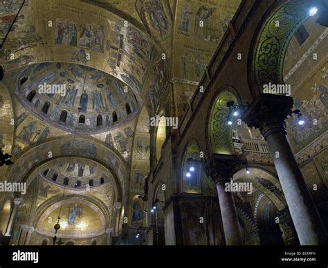 The interior of St Mark's Basilica in Venice, Italy Stock Photo - Alamy