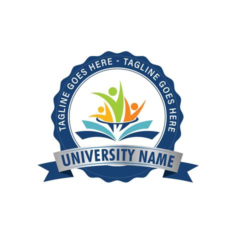 University, college school emblem logo design 17172099 Vector Art at ...