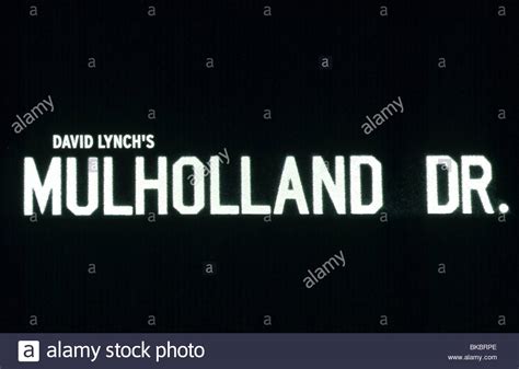 Mulholland drive film poster hi-res stock photography and images - Alamy