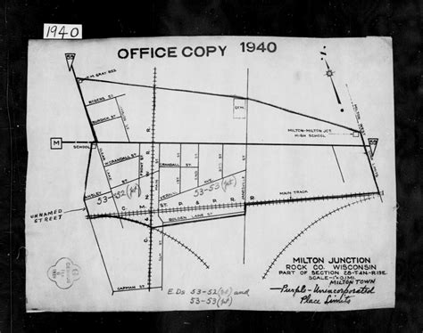 1940 Census Enumeration District Maps - Wisconsin - Rock County ...