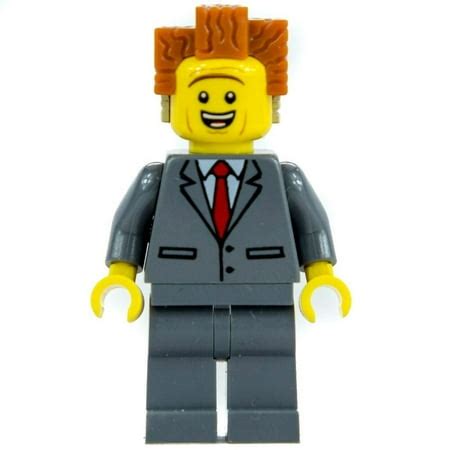 LEGO The Movie President Business - Smiling, Raised Eyebrows Minifigure ...