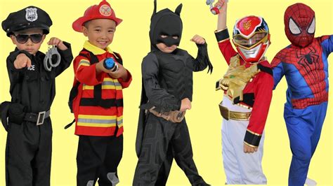 Kids Costume Runway Show Power Rangers Superheroes Disney Marvel Dress Up Fun Ckn Toys - YouTube ...