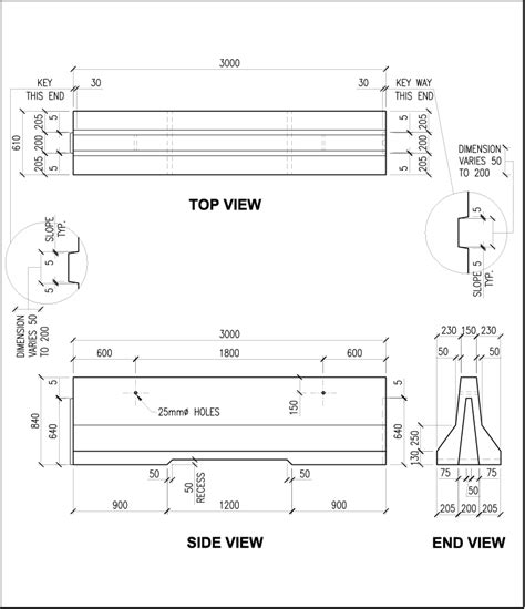 plastic jersey barrier dimensions