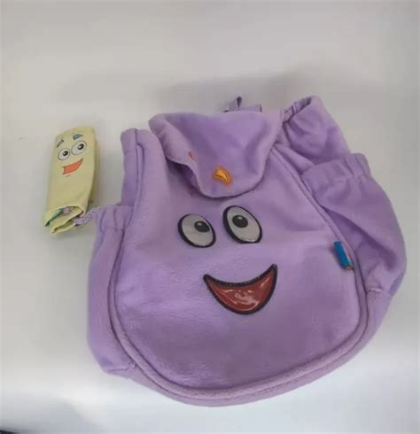 DORA THE EXPLORER Cartoon Map Nylon Backpack Plush Bag 2013 Used EUR 22,84 - PicClick FR