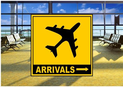 Airport Arrivals Sign – The Rooshty Beach