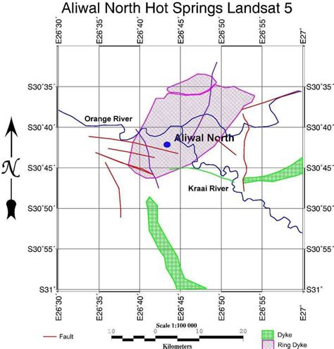 INTERPRETATION MAP ONLY FOR ALIWAL NORTH, SHOWING THE STRUCTURE. | Download Scientific Diagram