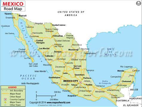 Mexico Road Map