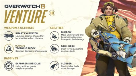 Overwatch 2's Newest Hero, Venture, Burrows Their Way Onto The Scene