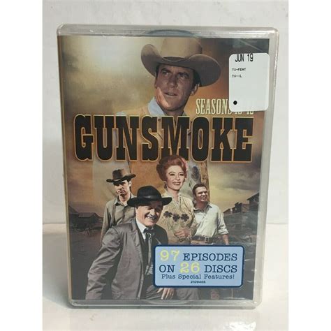 Norman Macdonnell Gunsmoke - DVD Tv Series Complete Season 10-12, 26 Disc, 97 Episodes - Walmart ...