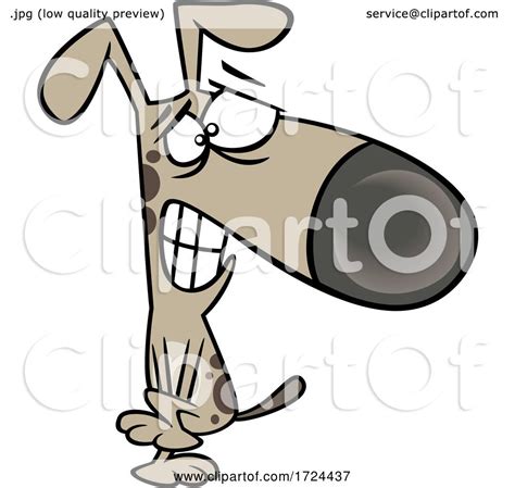 Cartoon Dog Doing the Gotta Pee Dance by toonaday #1724437