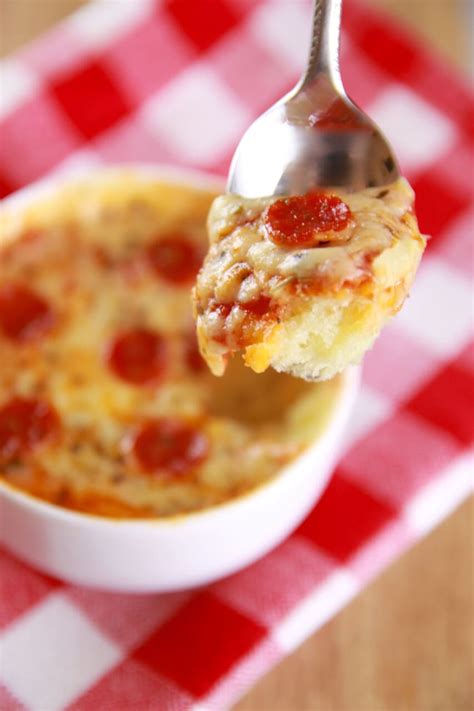 Microwave Mug Pizza Recipe (with Video) | Bigger Bolder Baking