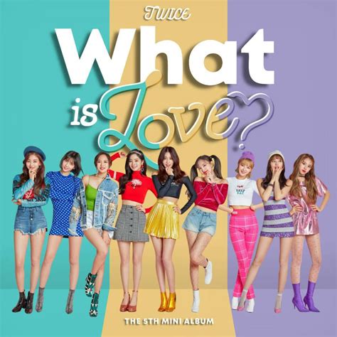 TWICE WHAT IS LOVE ? / 5TH MINI ALBUM album cover by LEAlbum Kpop Girl Groups, Korean Girl ...