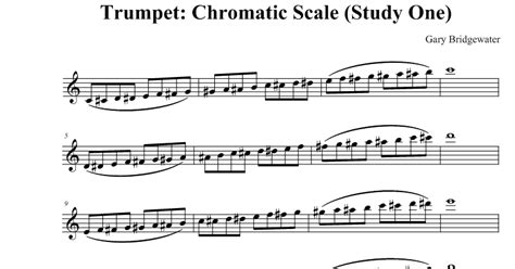 Trumpet: Trumpet: Chromatic Scale (Study One)