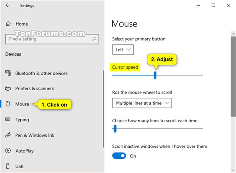 Change Mouse Cursor Speed in Windows | Tutorials