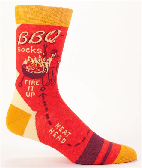 Blue Q Men's Crew Socks BBQ - Navya – Navya Online