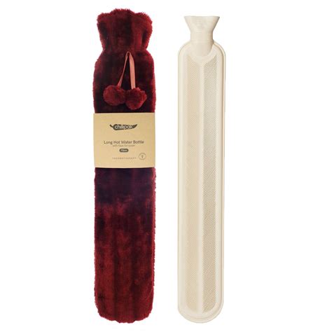 Buy Extra Long Hot Water Bottle with Cover, Luxury Wearable Fluffy Neck ...