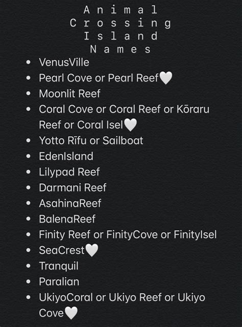 Animal Crossing Island Name Ideas - Island Name Ideas For You Animalcrossing In 2021 Island Name ...