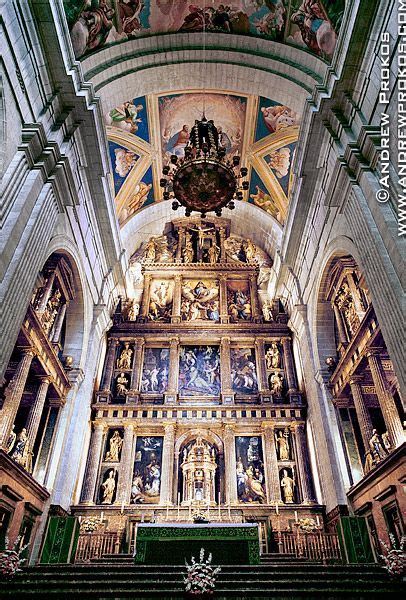 Royal Basilica Interior, El Escorial | Framed Photograph by Andrew... | El escorial, Basilica ...