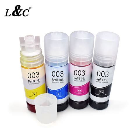 Ep003 001 002 003 004 Refill Ink Compatible for Epson Printer L3118 ...