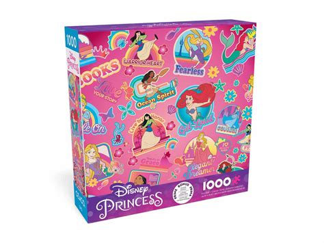 Princess Sticker Collage, 1000 Pieces, Buffalo Games | Puzzle Warehouse