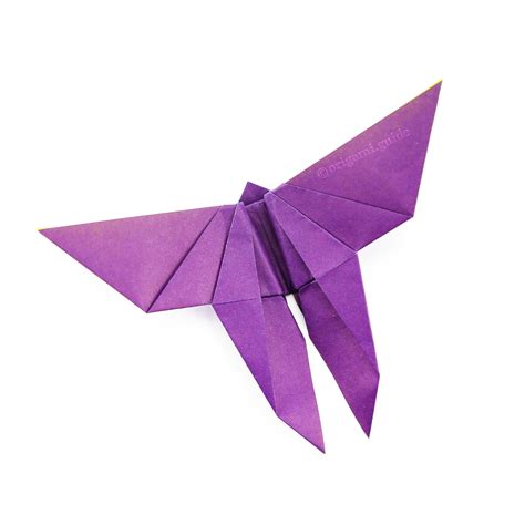 How To Make An Origami Butterfly - 14 - Folding Instructions - Origami Guide