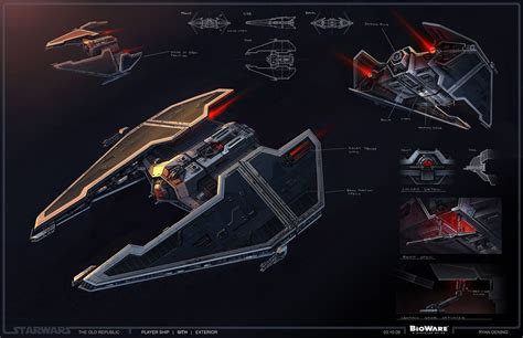 SWTOR Concept Art - Sith Ship, Fury-class Interceptor // by Ryan Dening ...