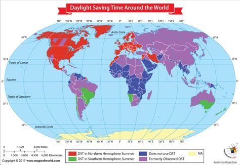 Daylight Saving Time Around the World - Our World