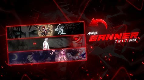 ANIME BANNER 🔥⚡ || TEMPLATE || ANIME BANNER TEMPLATE PACK || COPYRIGHT ...