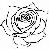 Single rose coloring Page Lulu Pages sketch template