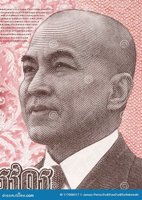 King Norodom Sihanouk, a Portrait Stock Image - Image of finance ...