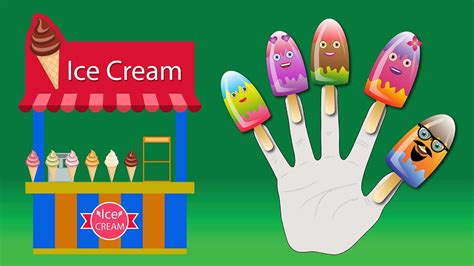 Ice Cream Finger Family Song for Children - YouTube