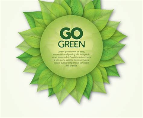 Go Green Poster Vector Art & Graphics | freevector.com