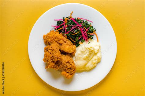 fried chicken soul food Stock Photo | Adobe Stock